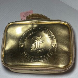 Juicy Couture Metallic Gold Travel Case